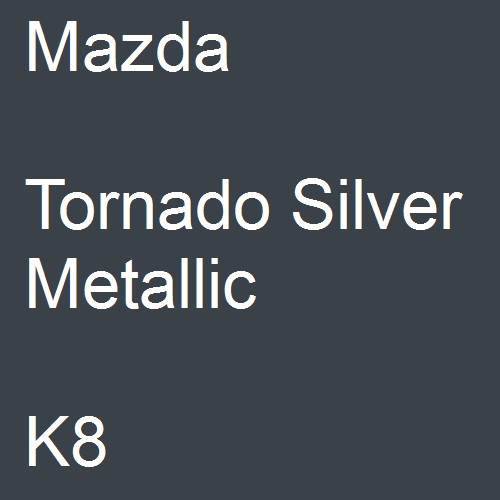 Mazda, Tornado Silver Metallic, K8.